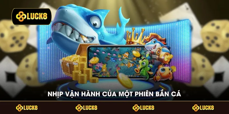 Nhịp vận hành của một phiên bắn cá